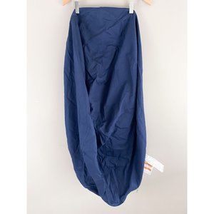 Pottery Barn Kids Anywhere Bag Chair Navy Blue Cotton Cover 31" Regular Size